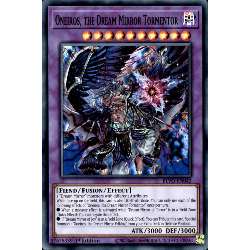 Oneiros, the Dream Mirror Tormentor BLVO-EN042 Yu-Gi-Oh! Card from the Blazing Vortex Set