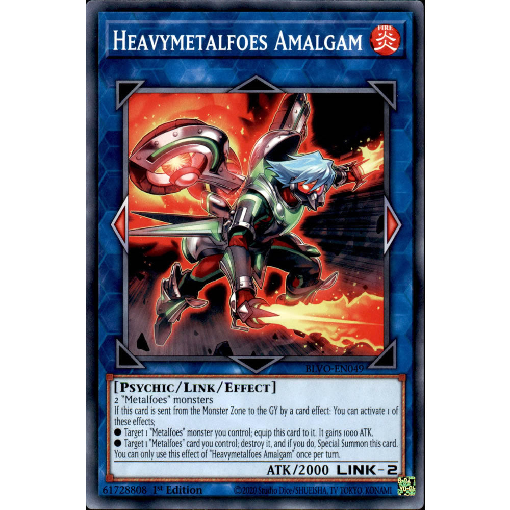 Heavymetalfoes Amalgam BLVO-EN049 Yu-Gi-Oh! Card from the Blazing Vortex Set