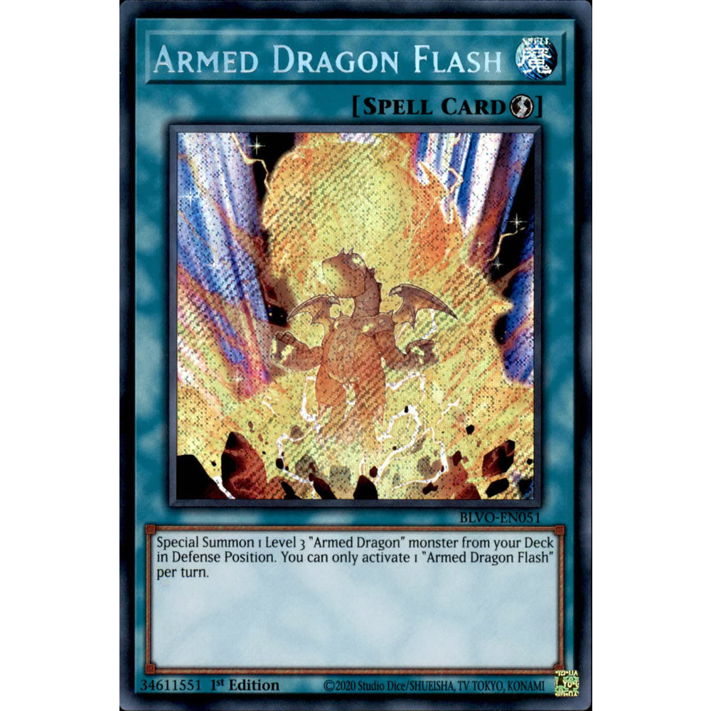 Armed Dragon Flash BLVO-EN051 Yu-Gi-Oh! Card from the Blazing Vortex Set