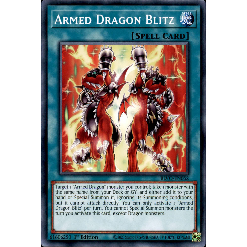 Armed Dragon Blitz BLVO-EN052 Yu-Gi-Oh! Card from the Blazing Vortex Set