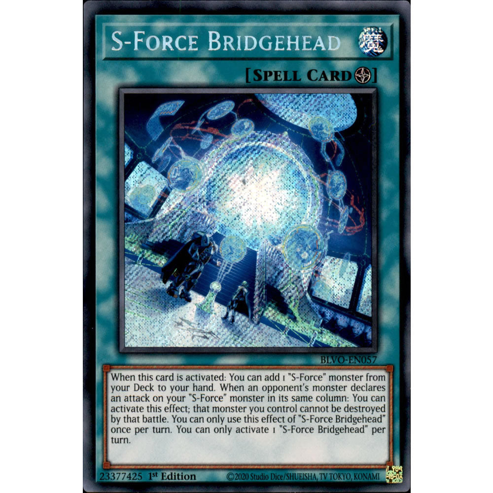 S-Force Bridgehead BLVO-EN057 Yu-Gi-Oh! Card from the Blazing Vortex Set