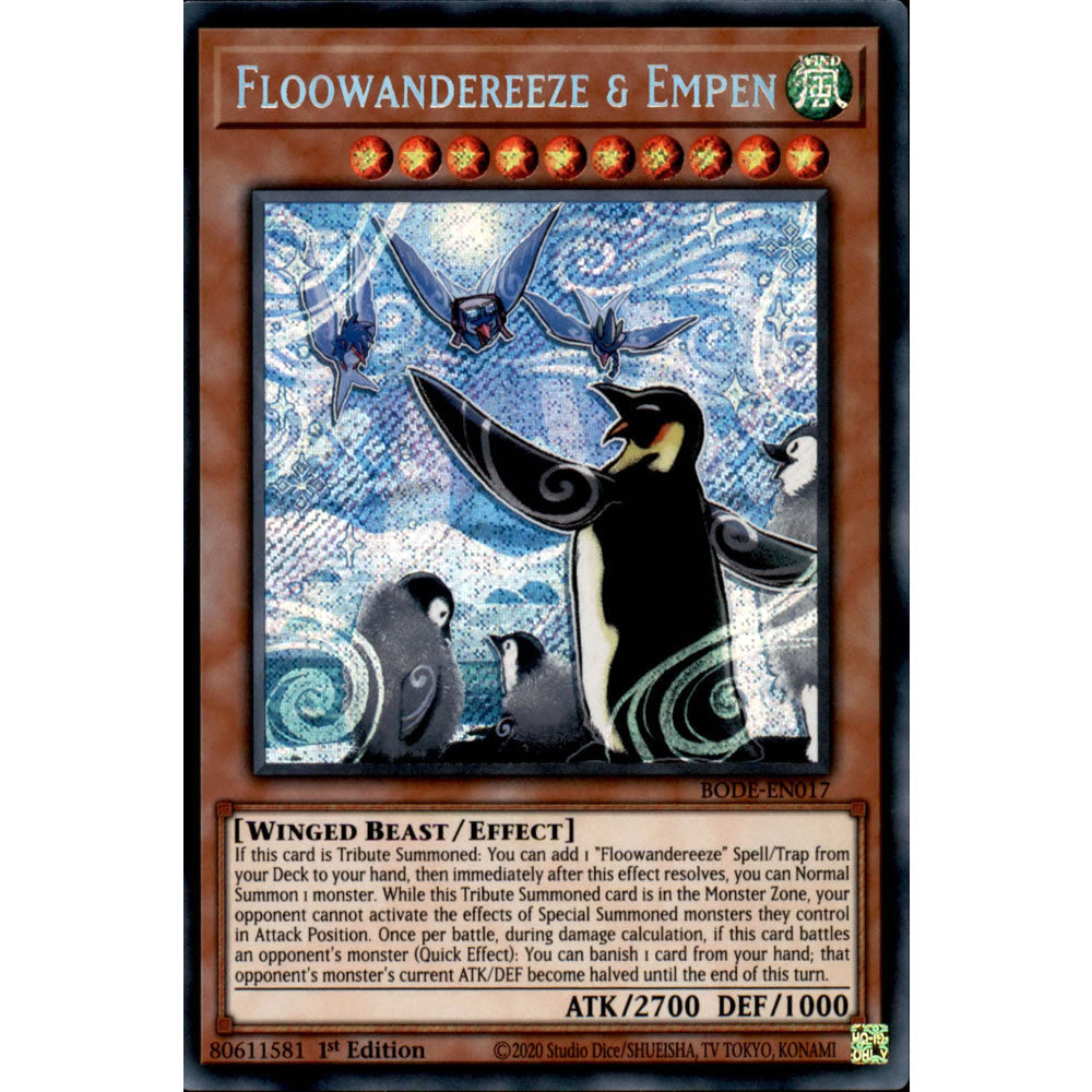 Floowandereeze & Empen? BODE-EN017 Yu-Gi-Oh! Card from the Burst of Destiny Set