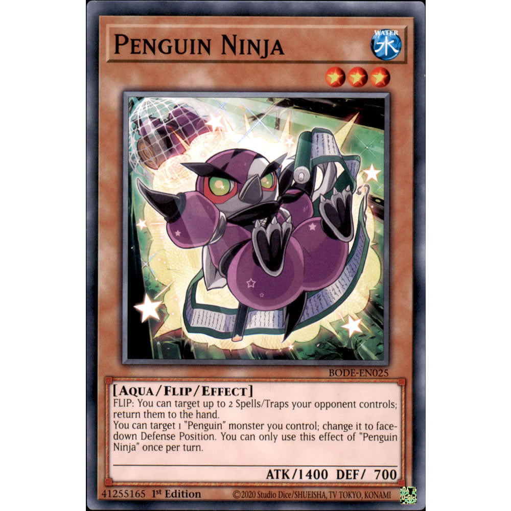 Penguin Ninja BODE-EN025 Yu-Gi-Oh! Card from the Burst of Destiny Set