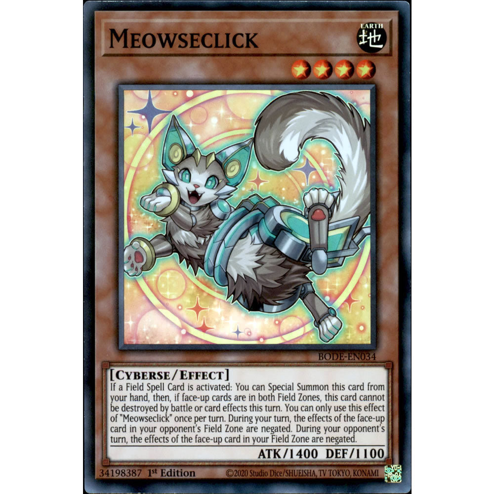 Meowseclick BODE-EN034 Yu-Gi-Oh! Card from the Burst of Destiny Set