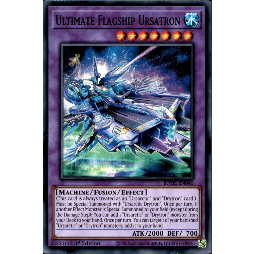 Ultimate Flagship Ursatron BODE-EN040 Yu-Gi-Oh! Card from the Burst of Destiny Set