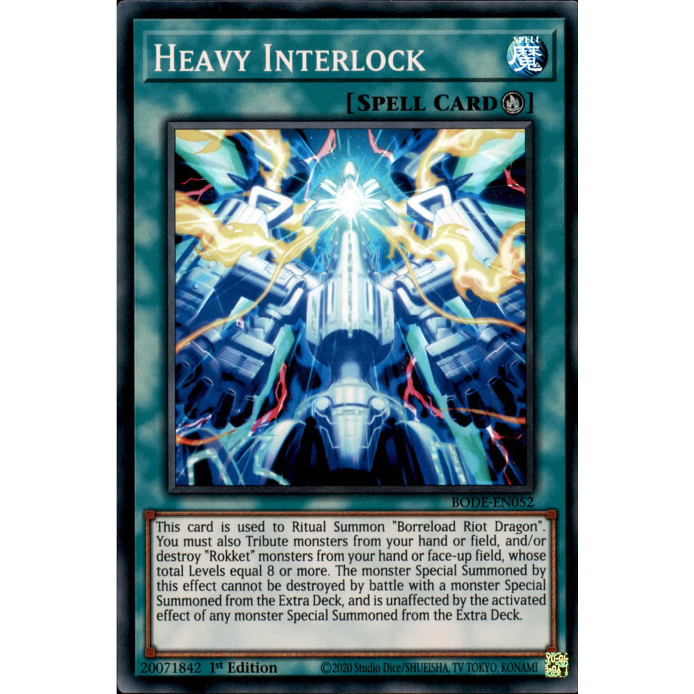 Heavy Interlock BODE-EN052 Yu-Gi-Oh! Card from the Burst of Destiny Set