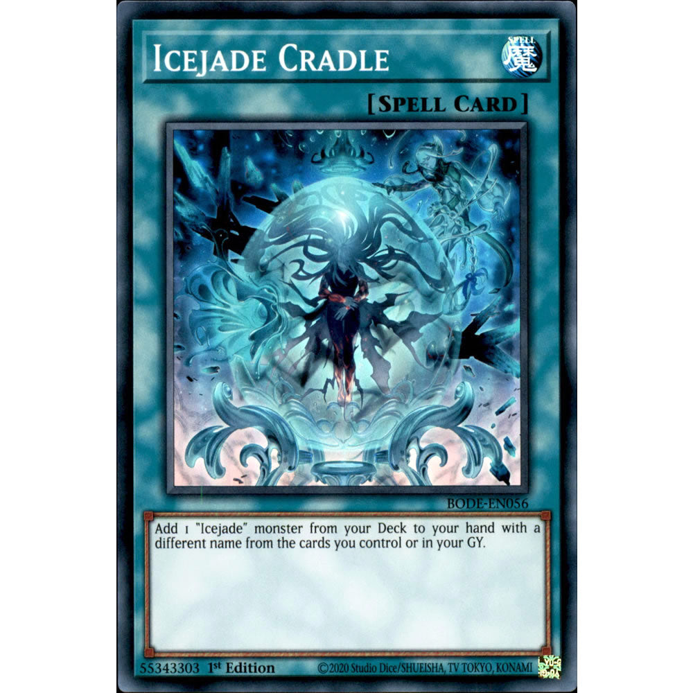 Icejade Cradle BODE-EN056 Yu-Gi-Oh! Card from the Burst of Destiny Set