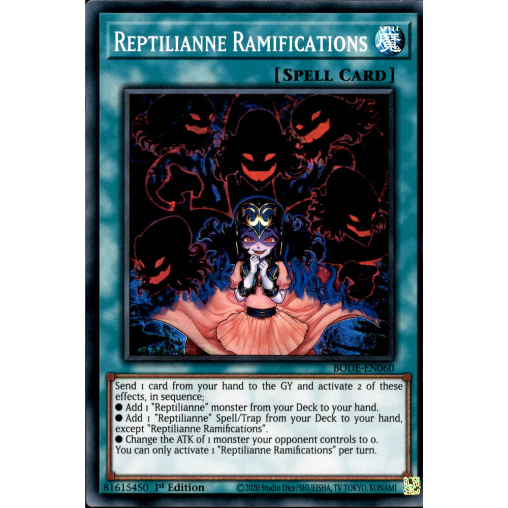 Reptilianne Ramifications BODE-EN060 Yu-Gi-Oh! Card from the Burst of Destiny Set