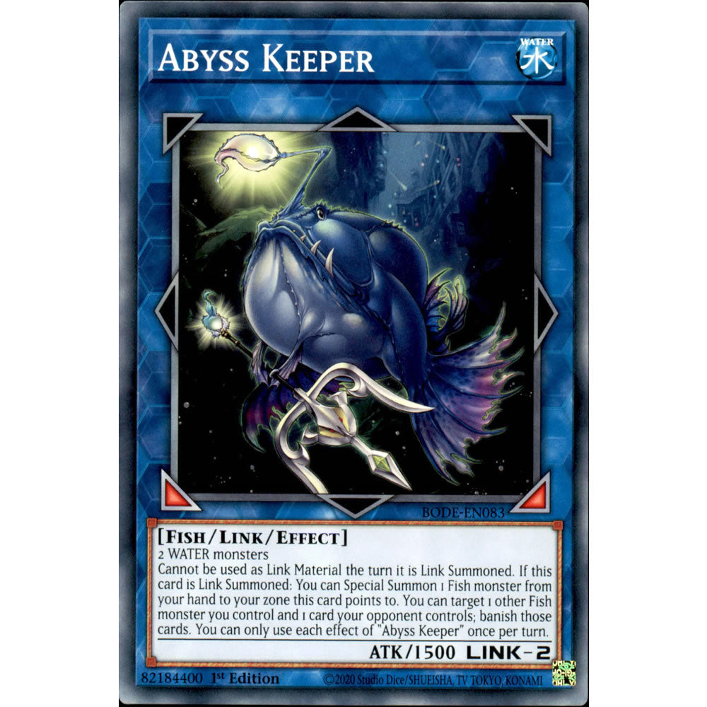 Carde Bode Abyss Keeper BODE-EN083 Yu-Gi-Oh! Card - Deckboosters