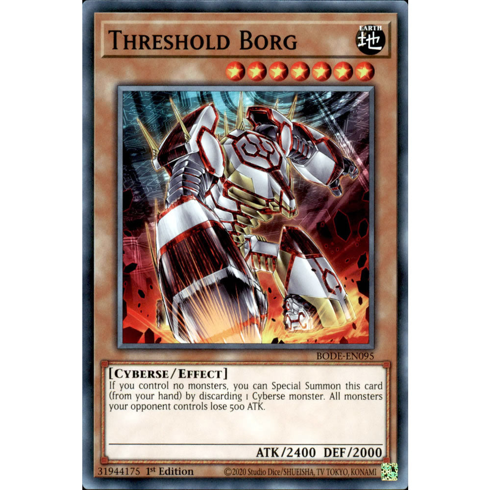 Threshold Borg BODE-EN095 Yu-Gi-Oh! Card from the Burst of Destiny Set
