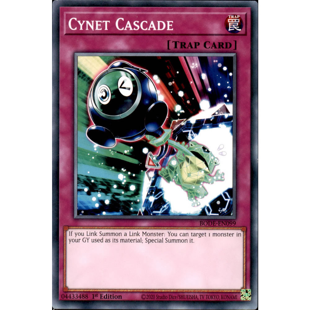 Cynet Cascade BODE-EN099 Yu-Gi-Oh! Card from the Burst of Destiny Set