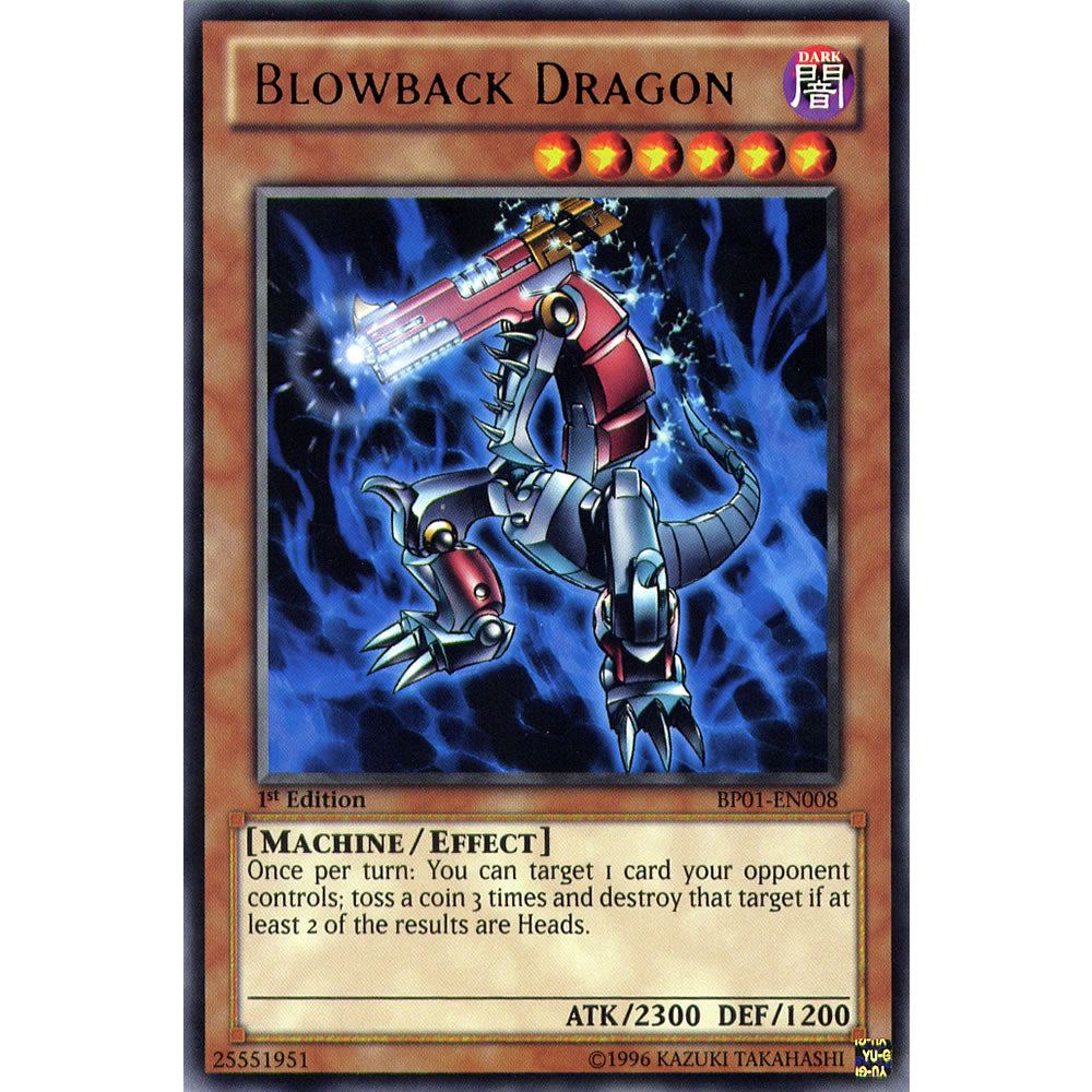 Blowback Dragon BP01-EN008 Yu-Gi-Oh! Card from the Battle Pack 1: Epic Dawn Set