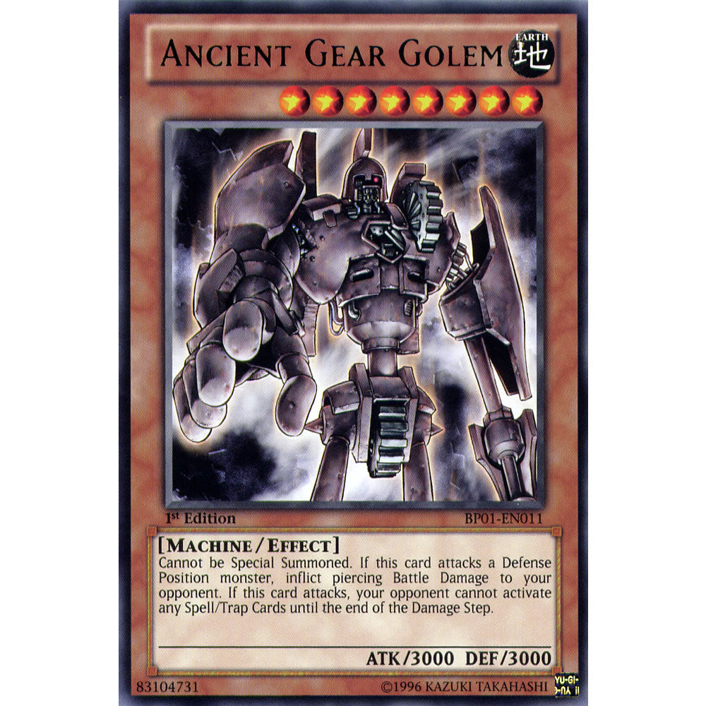 Ancient Gear Golem BP01-EN011 Yu-Gi-Oh! Card from the Battle Pack 1: Epic Dawn Set