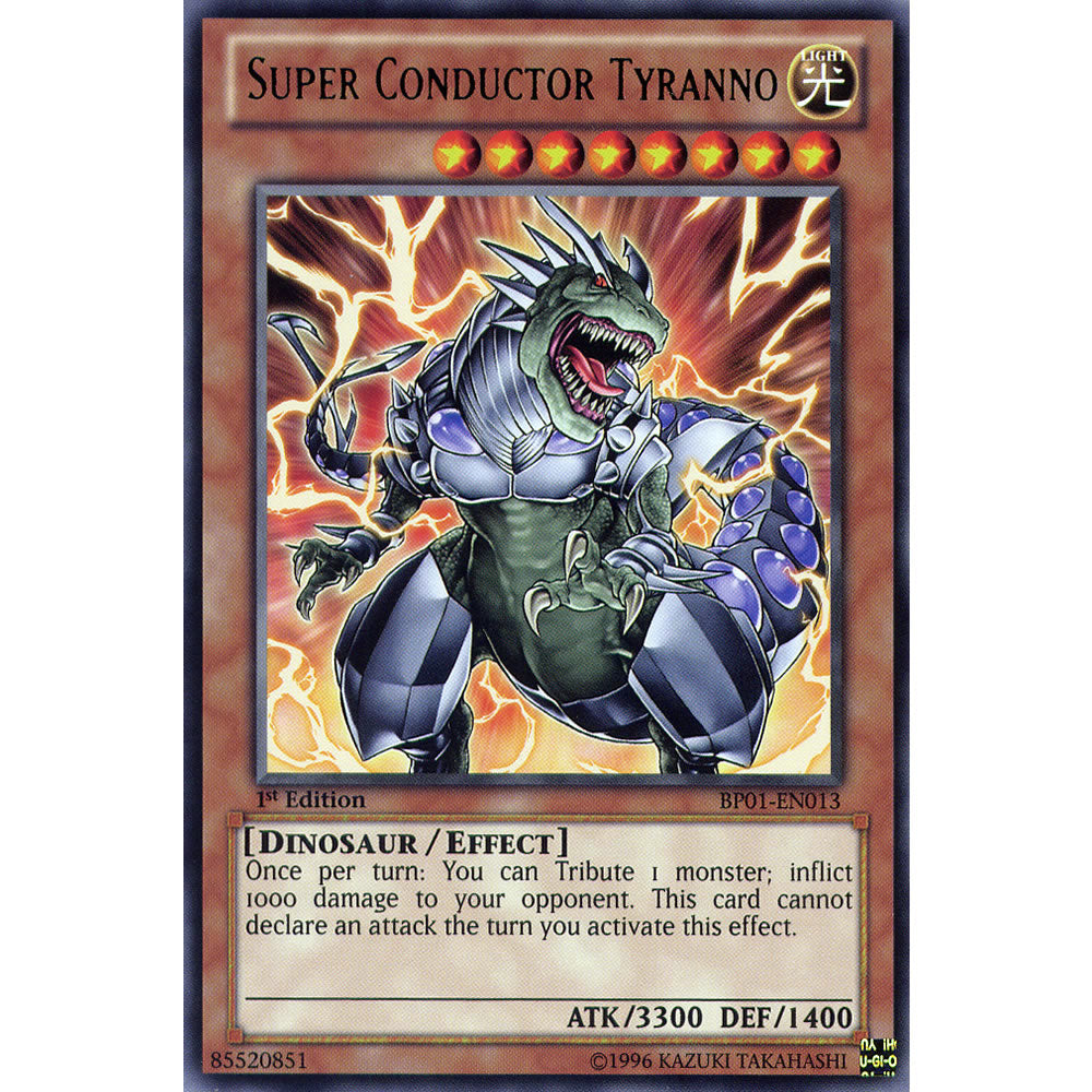 Super Conductor Tyranno BP01-EN013 Yu-Gi-Oh! Card from the Battle Pack 1: Epic Dawn Set