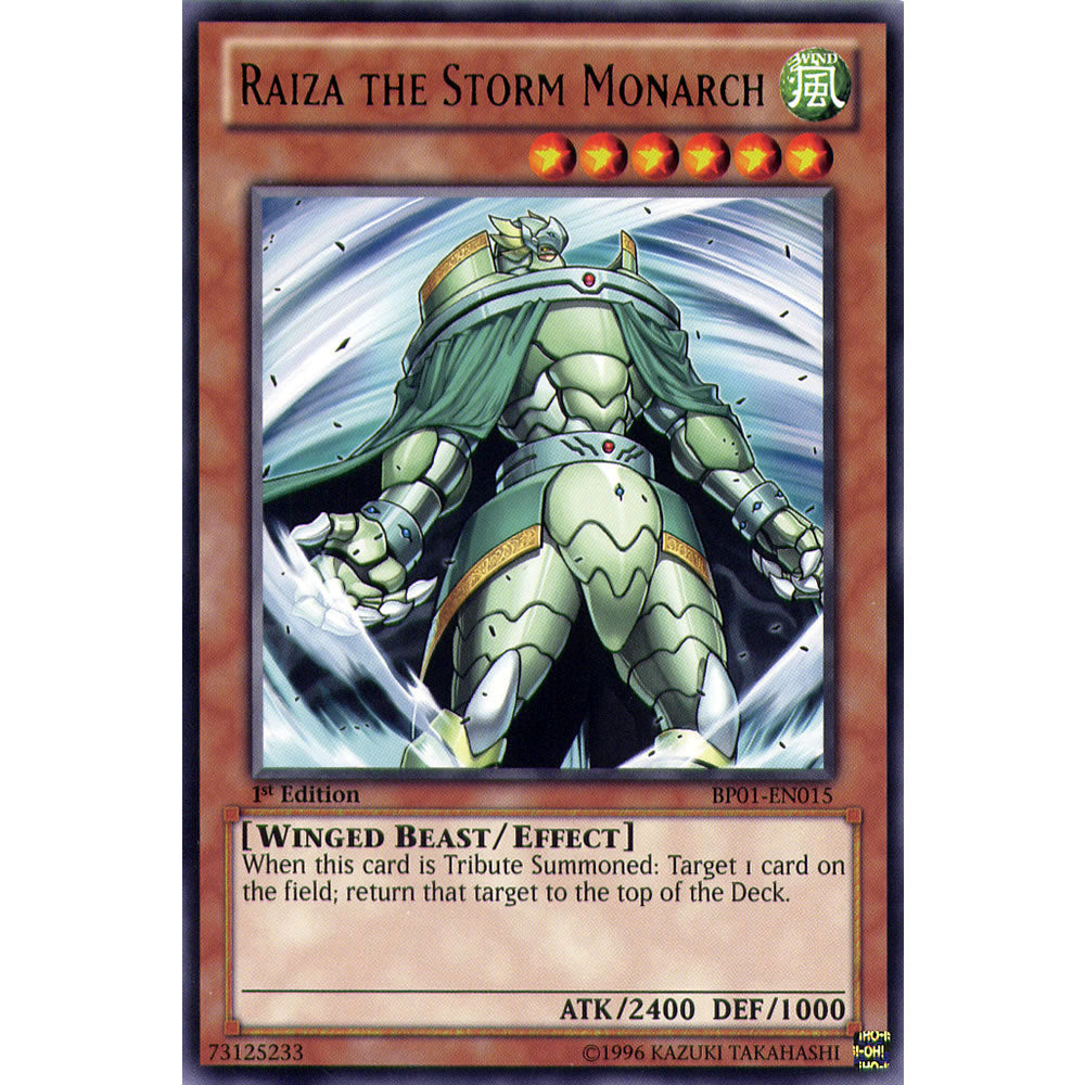 Raiza the Storm Monarch BP01-EN015 Yu-Gi-Oh! Card from the Battle Pack 1: Epic Dawn Set