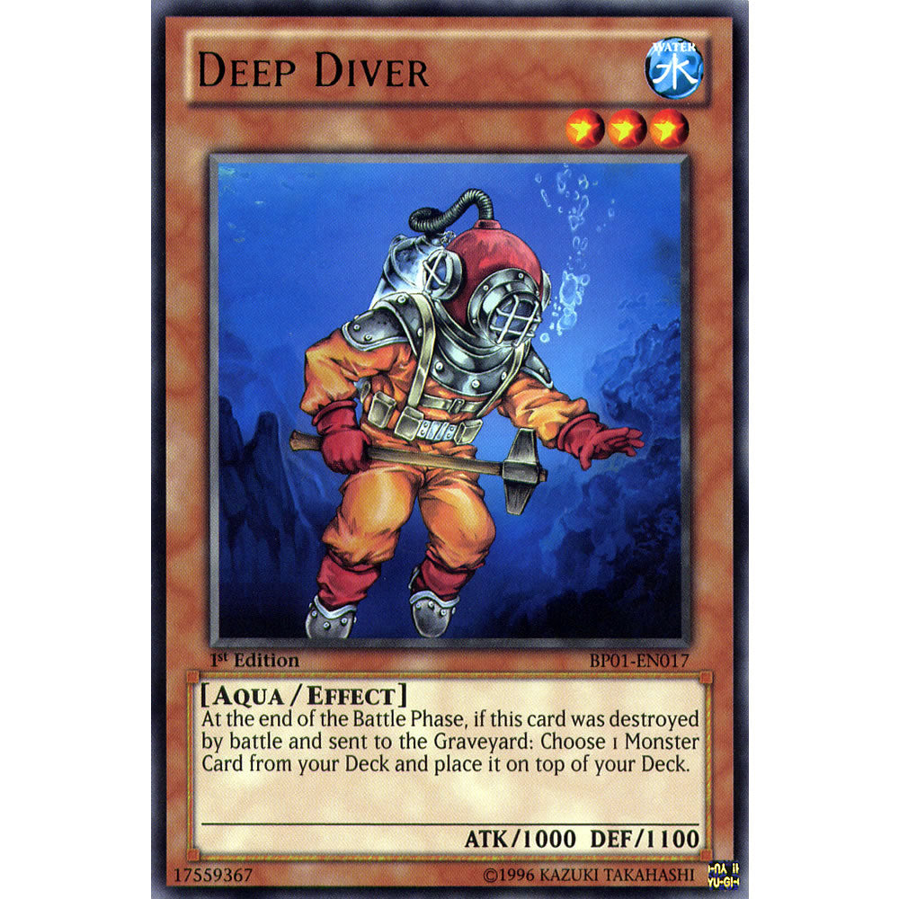 Deep Diver BP01-EN017 Yu-Gi-Oh! Card from the Battle Pack 1: Epic Dawn Set