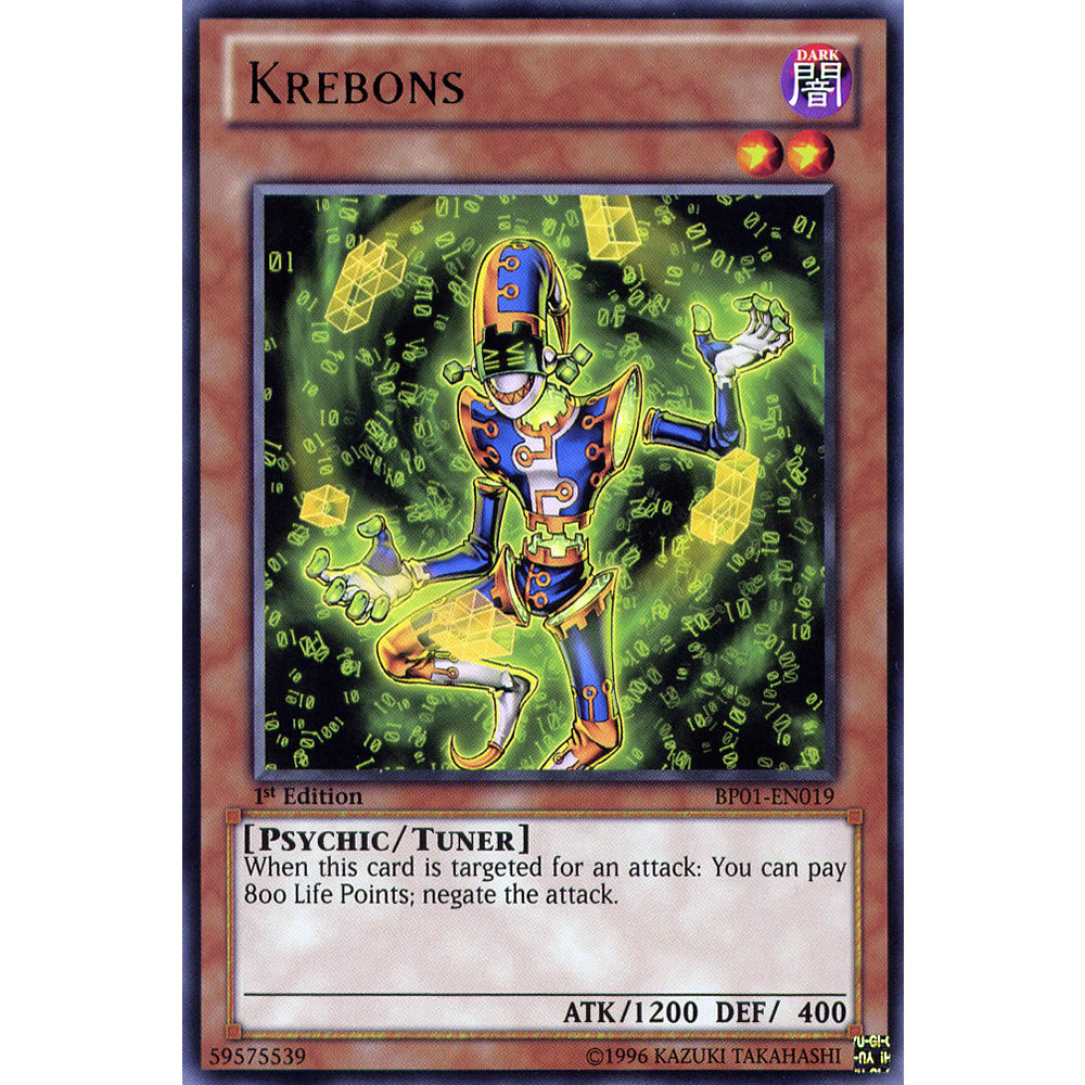 Krebons BP01-EN019 Yu-Gi-Oh! Card from the Battle Pack 1: Epic Dawn Set