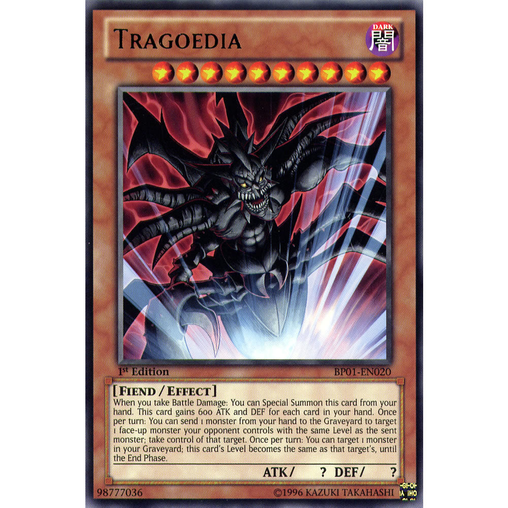 Tragoedia BP01-EN020 Yu-Gi-Oh! Card from the Battle Pack 1: Epic Dawn Set