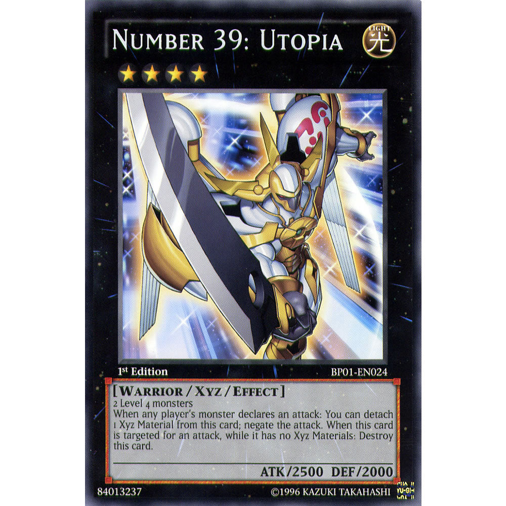 Number 39: Utopia BP01-EN024 Yu-Gi-Oh! Card from the Battle Pack 1: Epic Dawn Set