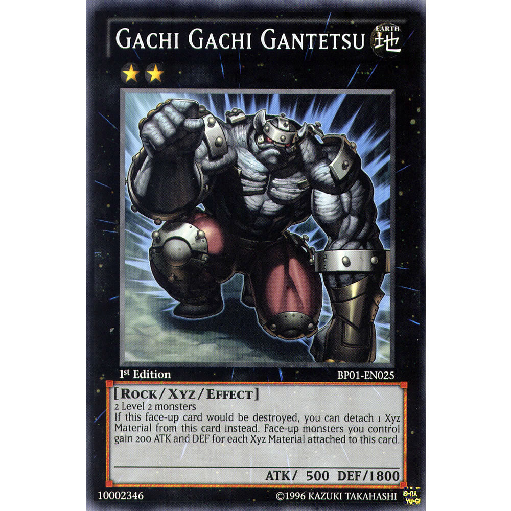 Gachi Gachi Gantetsu BP01-EN025 Yu-Gi-Oh! Card from the Battle Pack 1: Epic Dawn Set