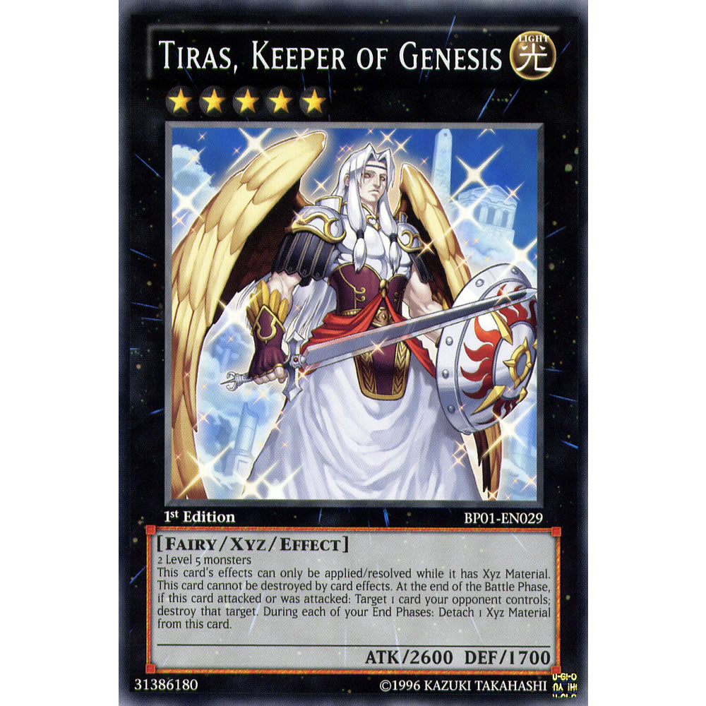 Tiras , Keeper of Genesis BP01-EN029 Yu-Gi-Oh! Card from the Battle Pack 1: Epic Dawn Set
