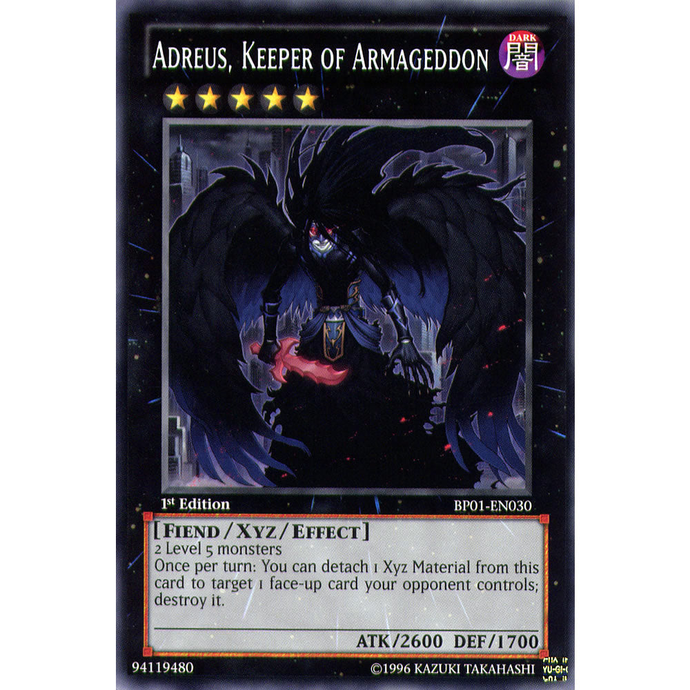 Adreus Keeper Of Armageddon BP01-EN030 Yu-Gi-Oh! Card from the Battle Pack 1: Epic Dawn Set