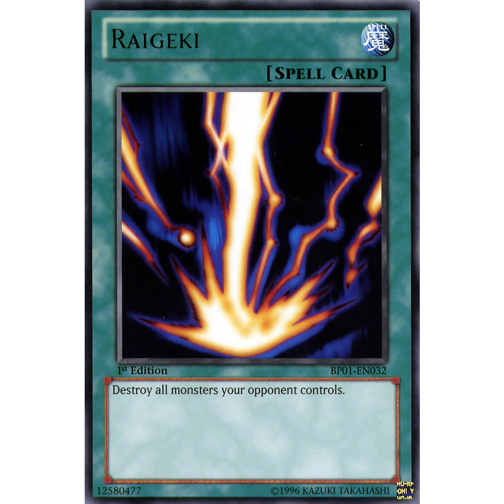 Raigeki BP01-EN032 Yu-Gi-Oh! Card from the Battle Pack 1: Epic Dawn Set