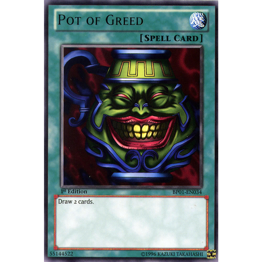 Pot of Greed BP01-EN034 Yu-Gi-Oh! Card from the Battle Pack 1: Epic Dawn Set