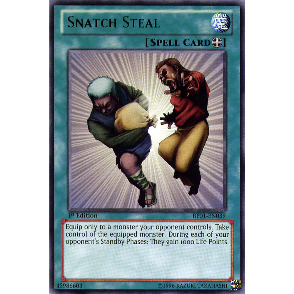 Snatch Steal BP01-EN039 Yu-Gi-Oh! Card from the Battle Pack 1: Epic Dawn Set