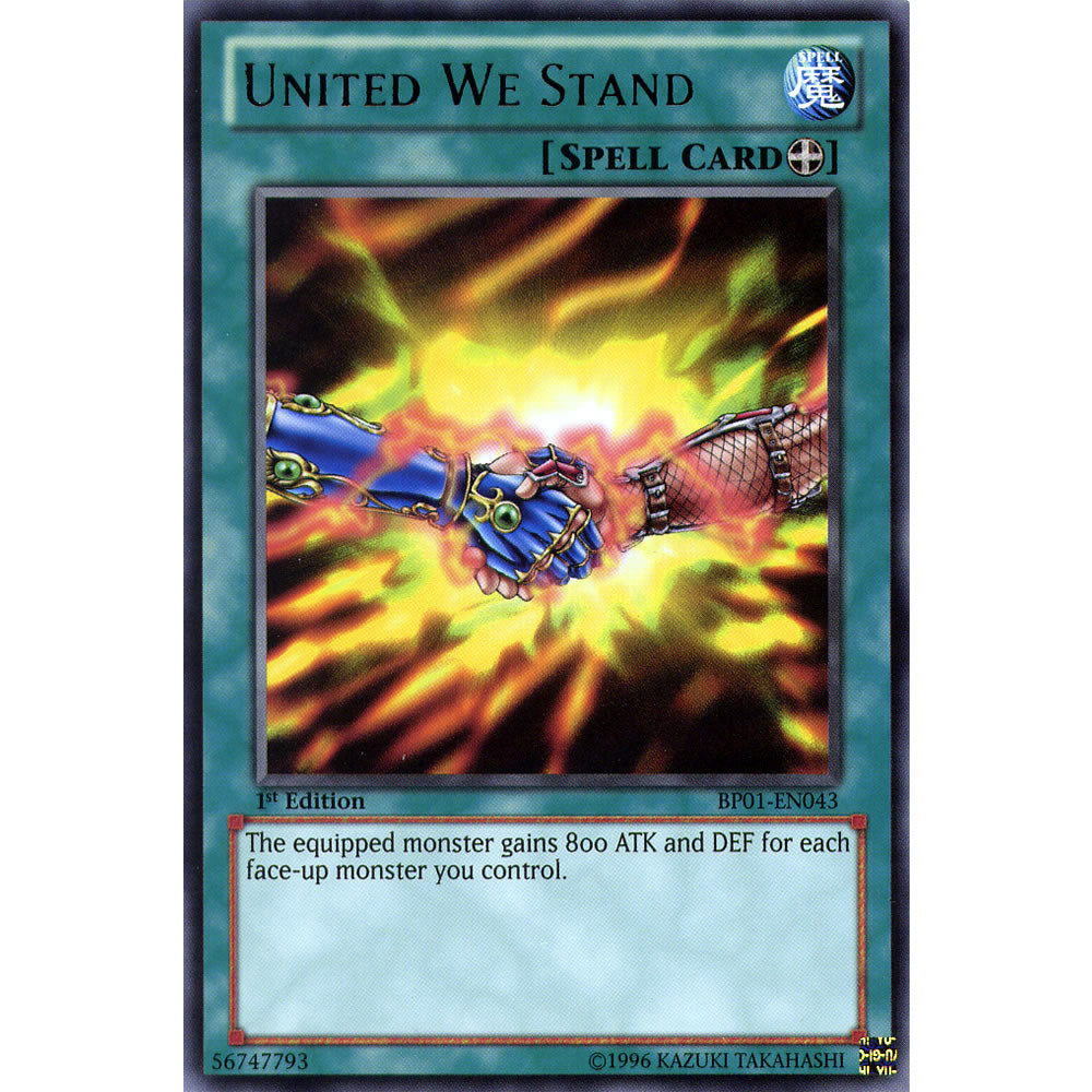 United We Stand BP01-EN043 Yu-Gi-Oh! Card from the Battle Pack 1: Epic Dawn Set