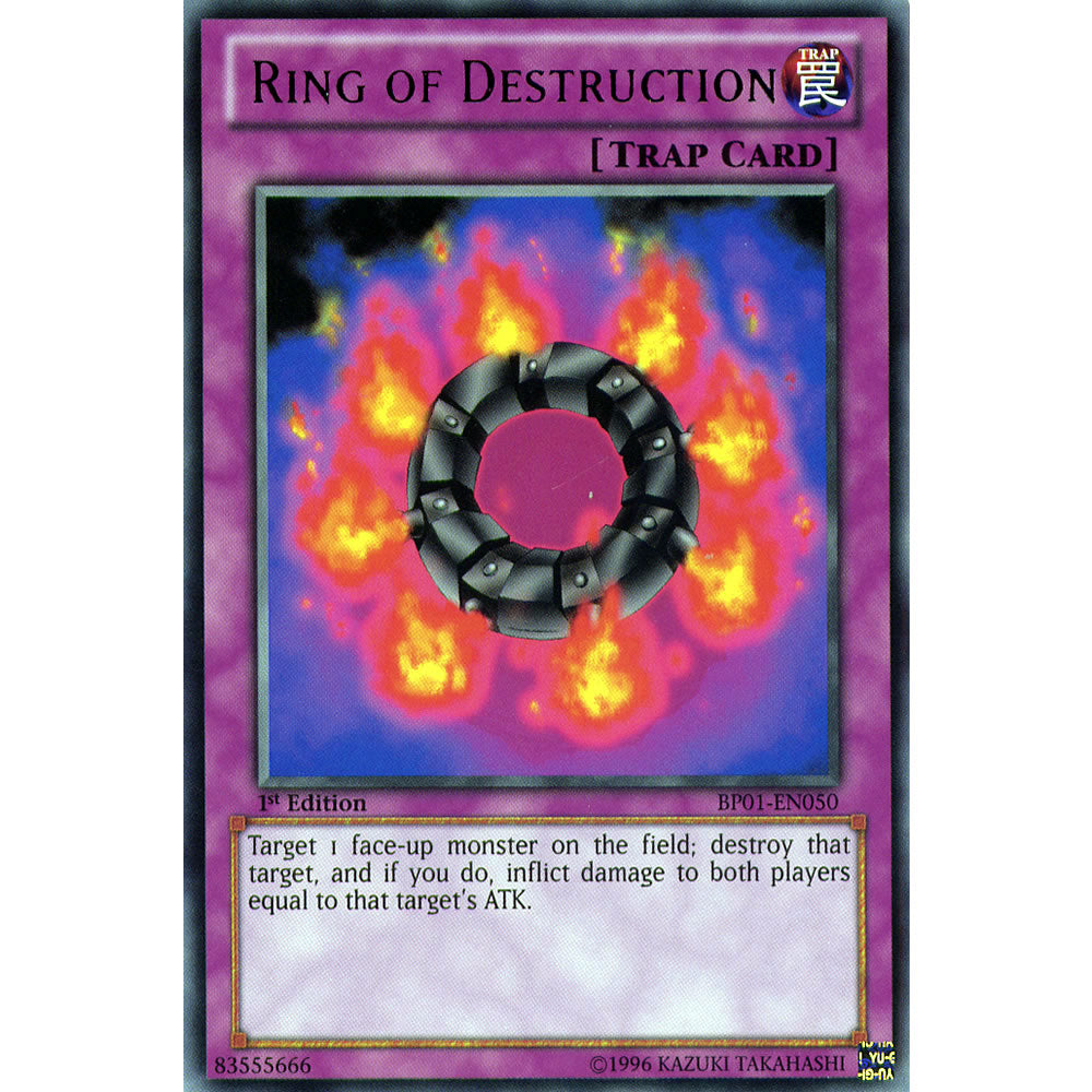 Ring of Destruction BP01-EN050 Yu-Gi-Oh! Card from the Battle Pack 1: Epic Dawn Set