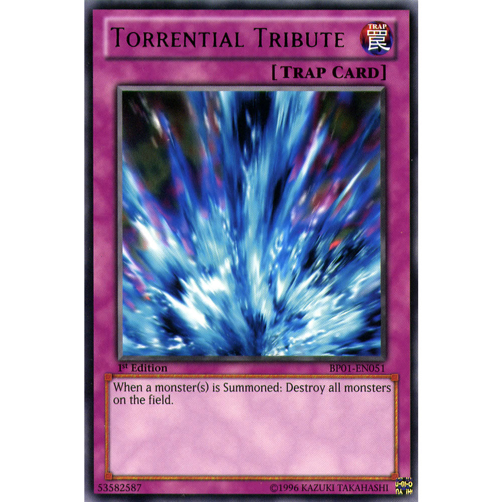 Torrential Tribute BP01-EN051 Yu-Gi-Oh! Card from the Battle Pack 1: Epic Dawn Set