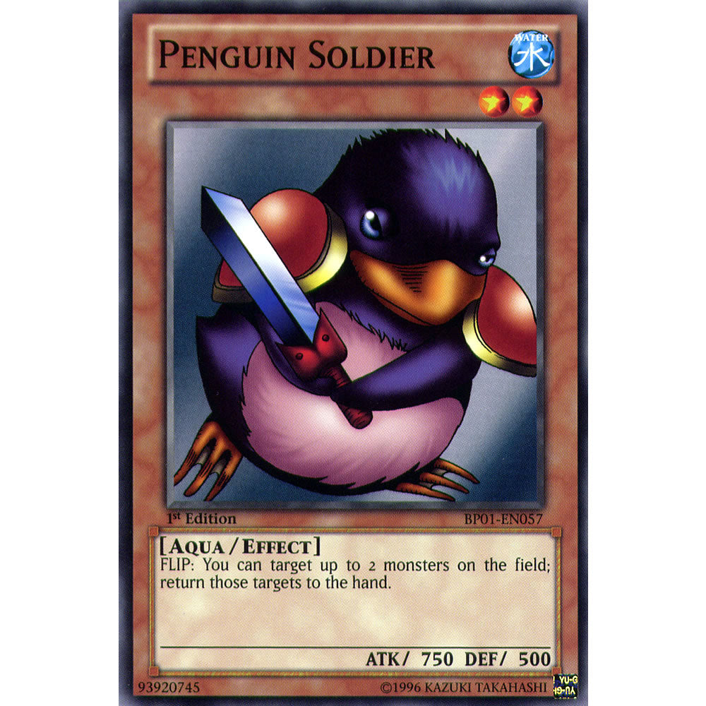 Penguin Soldier BP01-EN057 Yu-Gi-Oh! Card from the Battle Pack 1: Epic Dawn Set