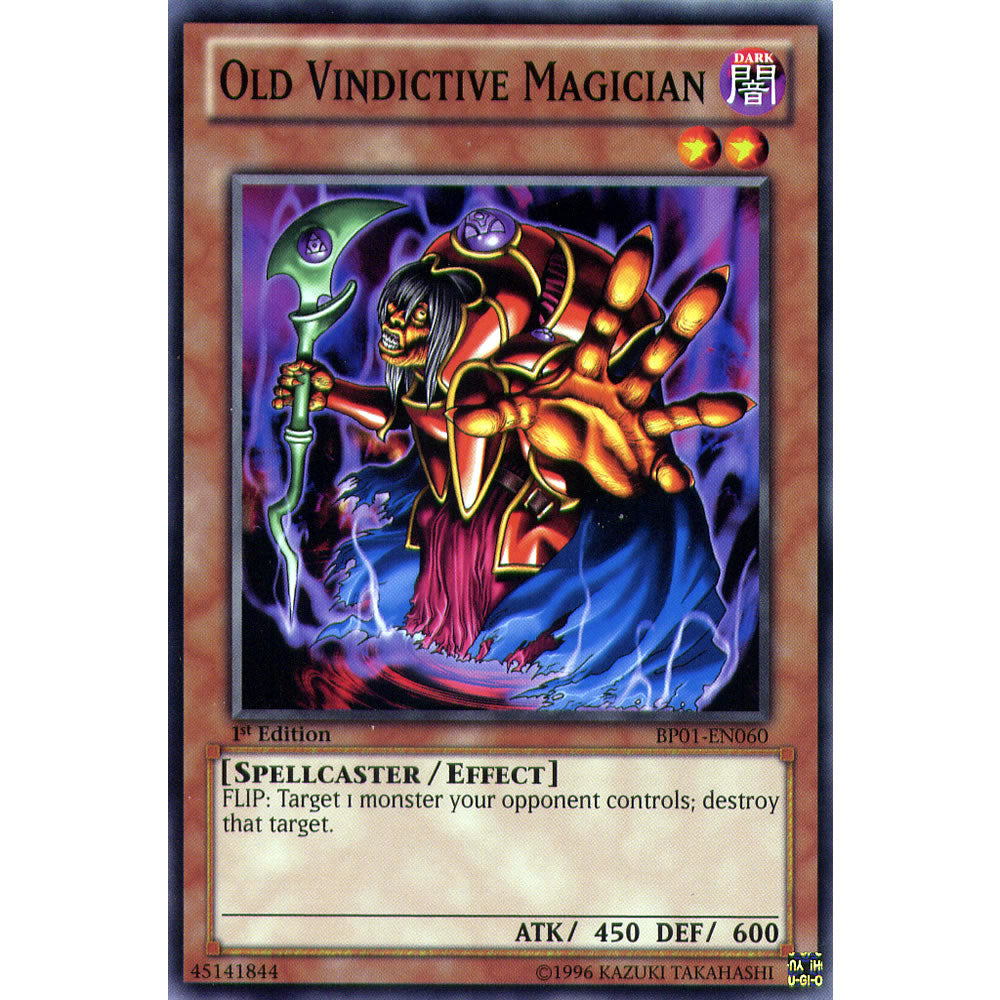 Old Vindictive Magician BP01-EN060 Yu-Gi-Oh! Card from the Battle Pack 1: Epic Dawn Set