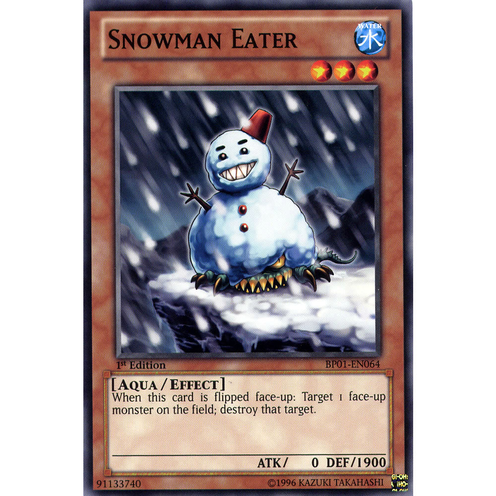 Snowman Eater BP01-EN064 Yu-Gi-Oh! Card from the Battle Pack 1: Epic Dawn Set