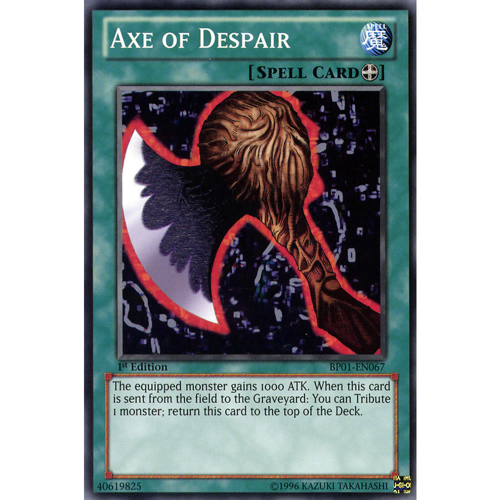 Axe of Despair BP01-EN067 Yu-Gi-Oh! Card from the Battle Pack 1: Epic Dawn Set