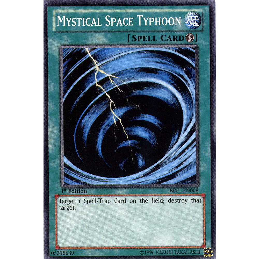 Mystical Space Typhoon BP01-EN068 Yu-Gi-Oh! Card from the Battle Pack 1: Epic Dawn Set