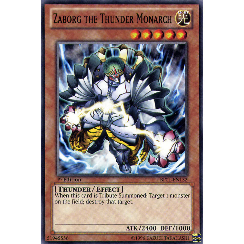 Zaborg the Thunder Monarch BP01-EN132 Yu-Gi-Oh! Card from the Battle Pack 1: Epic Dawn Set