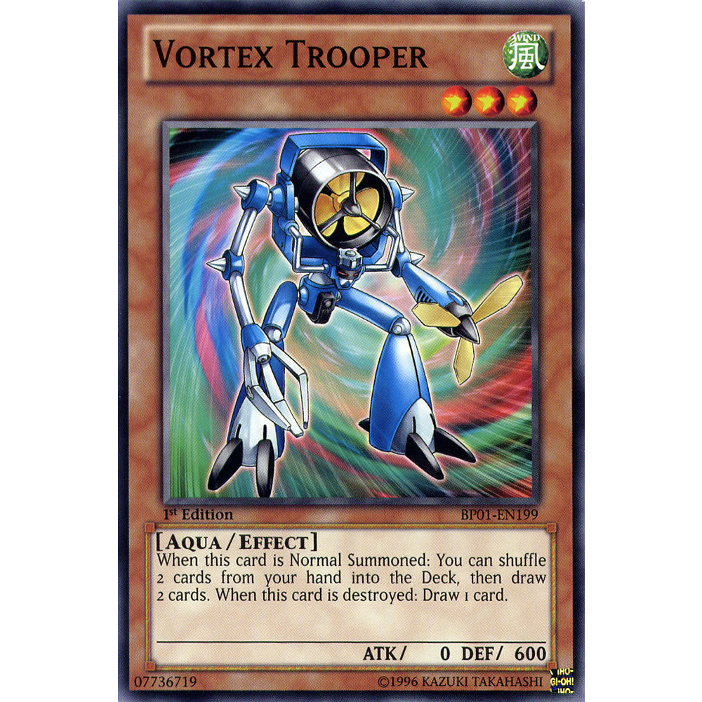 Vortex Trooper BP01-EN199 Yu-Gi-Oh! Card from the Battle Pack 1: Epic Dawn Set