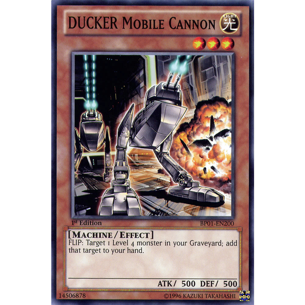 DUCKER Mobile Cannon BP01-EN200 Yu-Gi-Oh! Card from the Battle Pack 1: Epic Dawn Set