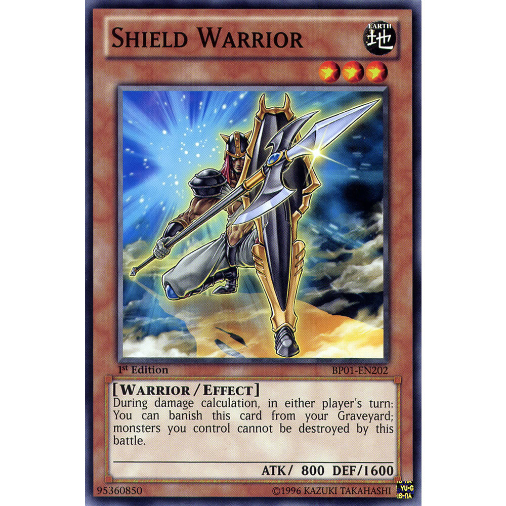 Shield Warrior BP01-EN202 Yu-Gi-Oh! Card from the Battle Pack 1: Epic Dawn Set