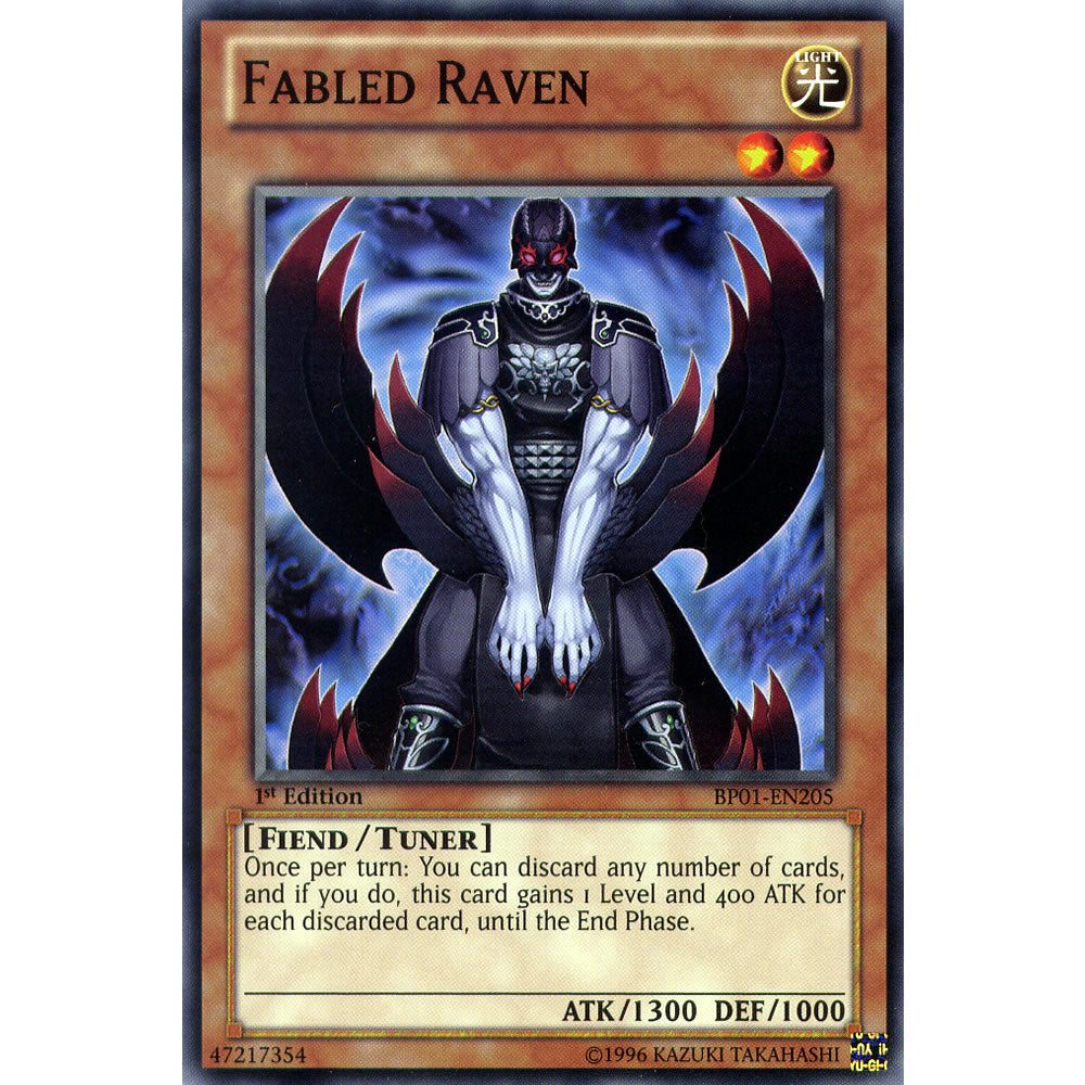 Fabled Raven BP01-EN205 Yu-Gi-Oh! Card from the Battle Pack 1: Epic Dawn Set