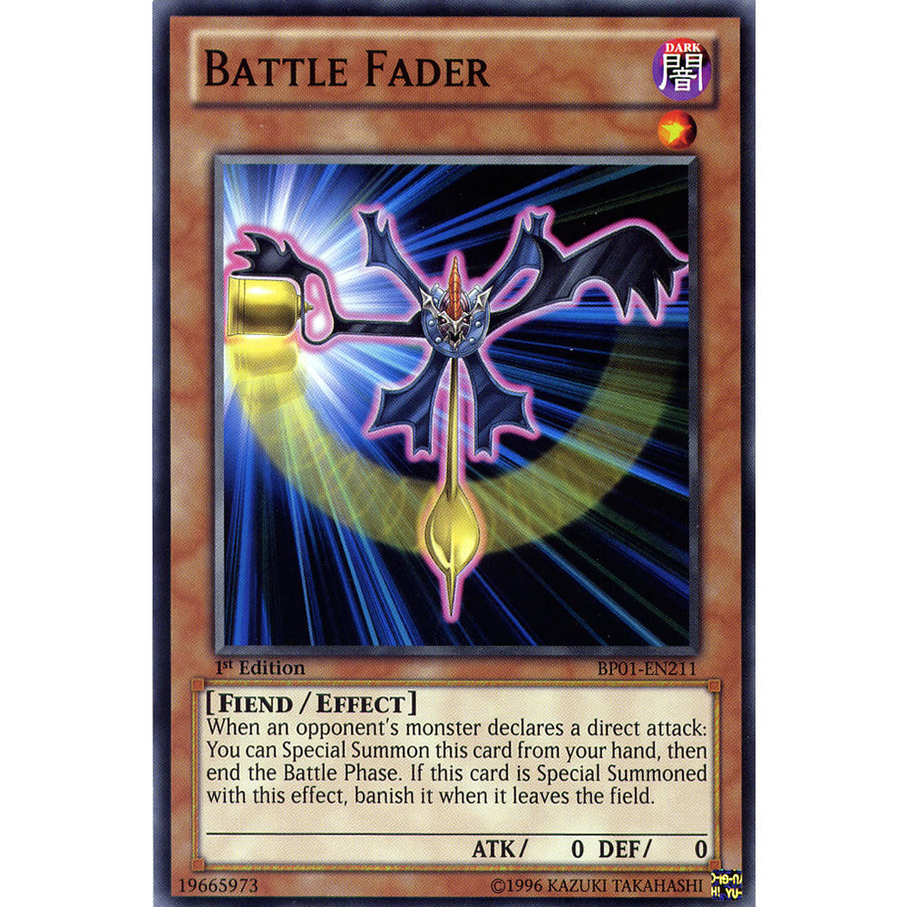 Battle Fader BP01-EN211 Yu-Gi-Oh! Card from the Battle Pack 1: Epic Dawn Set