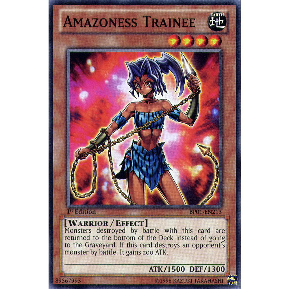 Amazoness Trainee BP01-EN213 Yu-Gi-Oh! Card from the Battle Pack 1: Epic Dawn Set