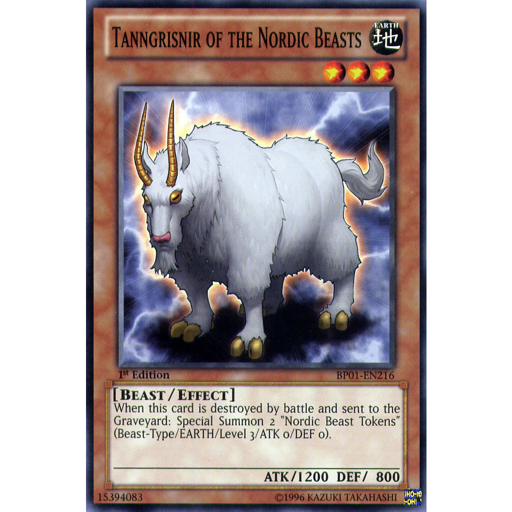 Tanngrisnir of The Nordic Beasts BP01-EN216 Yu-Gi-Oh! Card from the Battle Pack 1: Epic Dawn Set