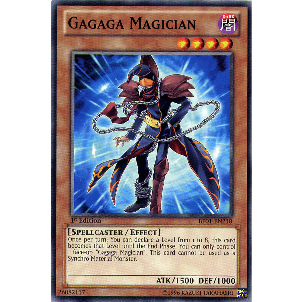 Gagaga Magician BP01-EN218 Yu-Gi-Oh! Card from the Battle Pack 1: Epic Dawn Set