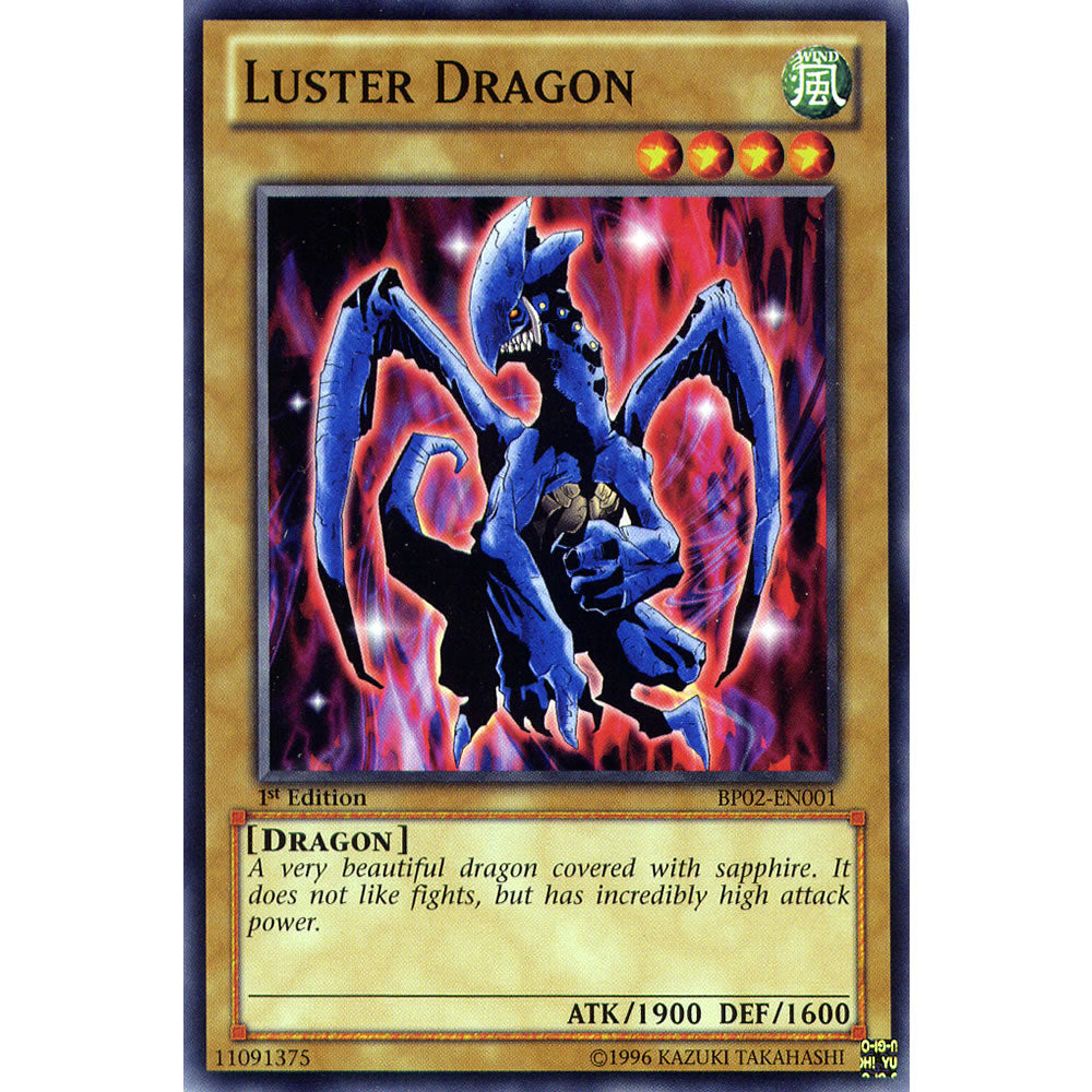 Luster Dragon BP02-EN001 Yu-Gi-Oh! Card from the Battle Pack 2: War of the Giants Set