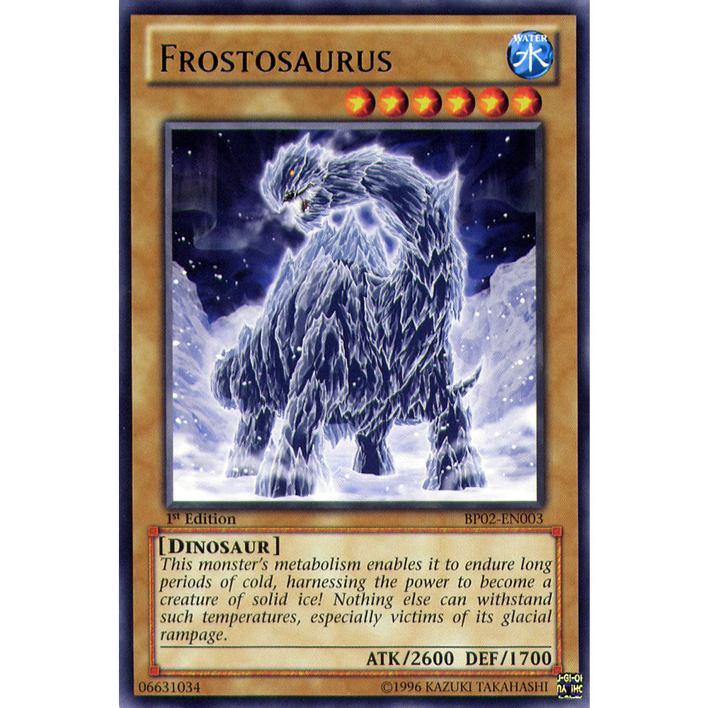 Frostosaurus BP02-EN003 Yu-Gi-Oh! Card from the Battle Pack 2: War of the Giants Set