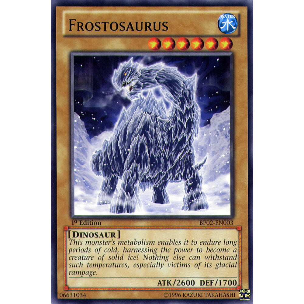 Frostosaurus BP02-EN003 Yu-Gi-Oh! Card from the Battle Pack 2: War of the Giants Set