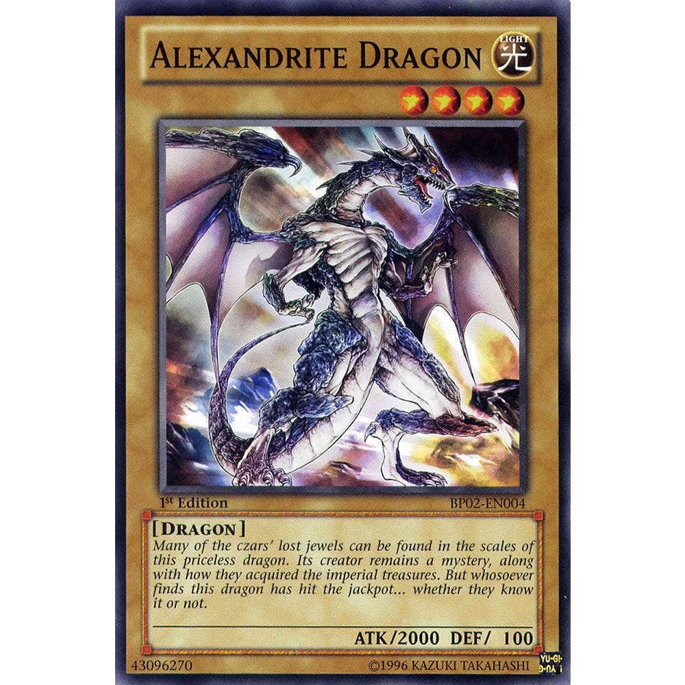 Alexandrite Dragon BP02-EN004 Yu-Gi-Oh! Card from the Battle Pack 2: War of the Giants Set